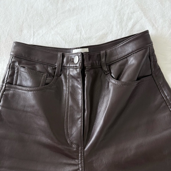 Wilfred Brown Straight Leg Pants - Picture 7 of 15